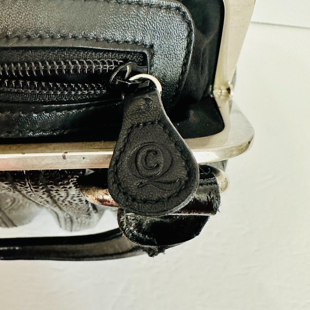 ALEXANDER MCQUEEN NOVAK PAISLEY PATENT LEATHER SATCHEL BAG LIMITED EDITION RARE - Picture 11 of 13